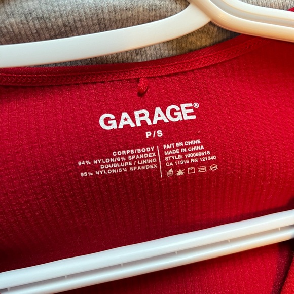 Garage Seamless Ribbed Cropped Long Sleeve - Picture 3 of 3